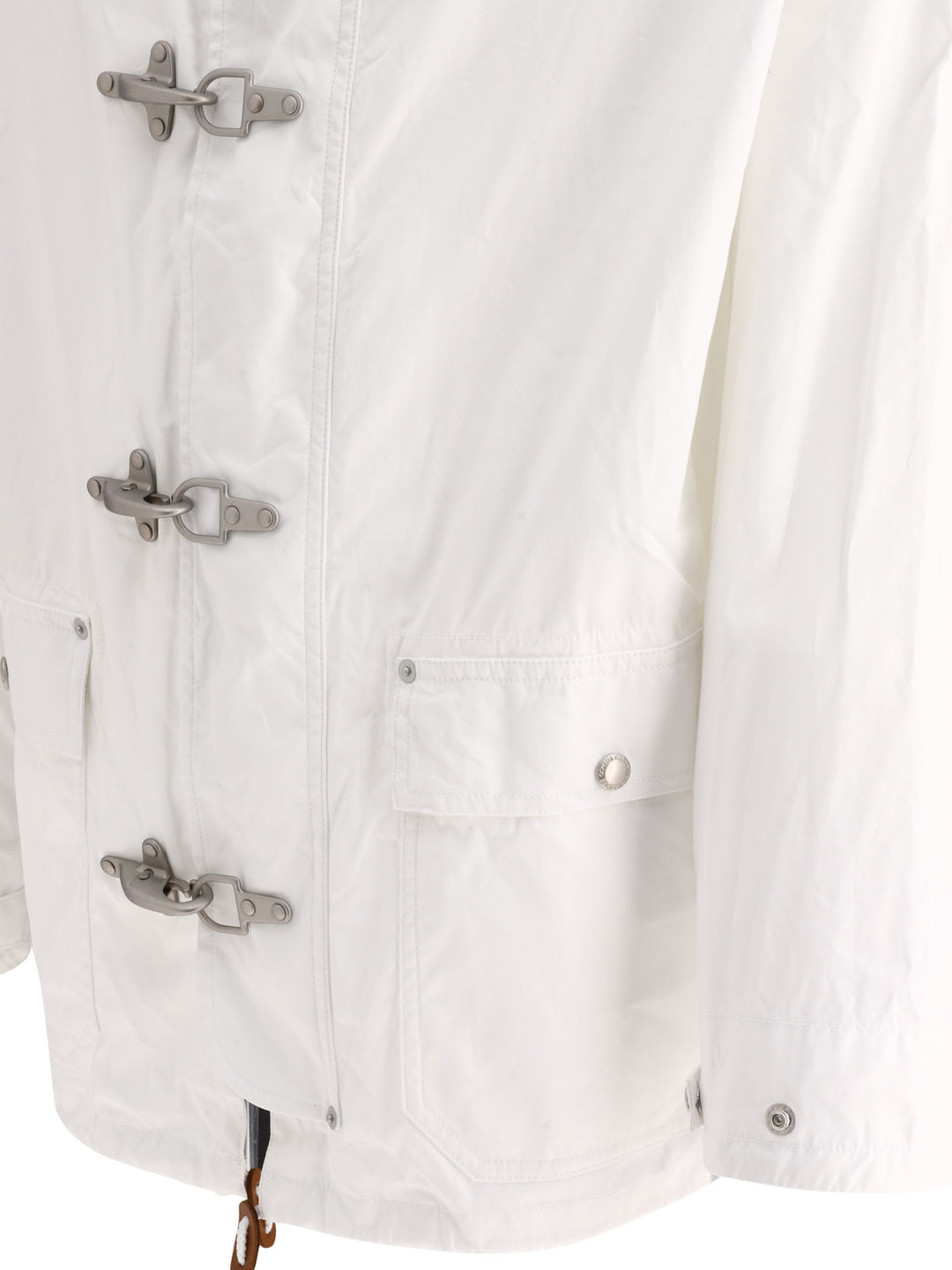 Jacket With Frog Fastening Jackets White