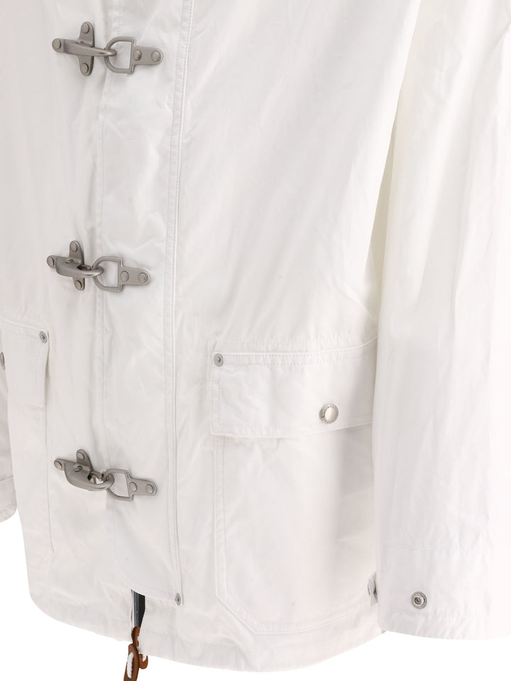 Jacket With Frog Fastening Jackets White