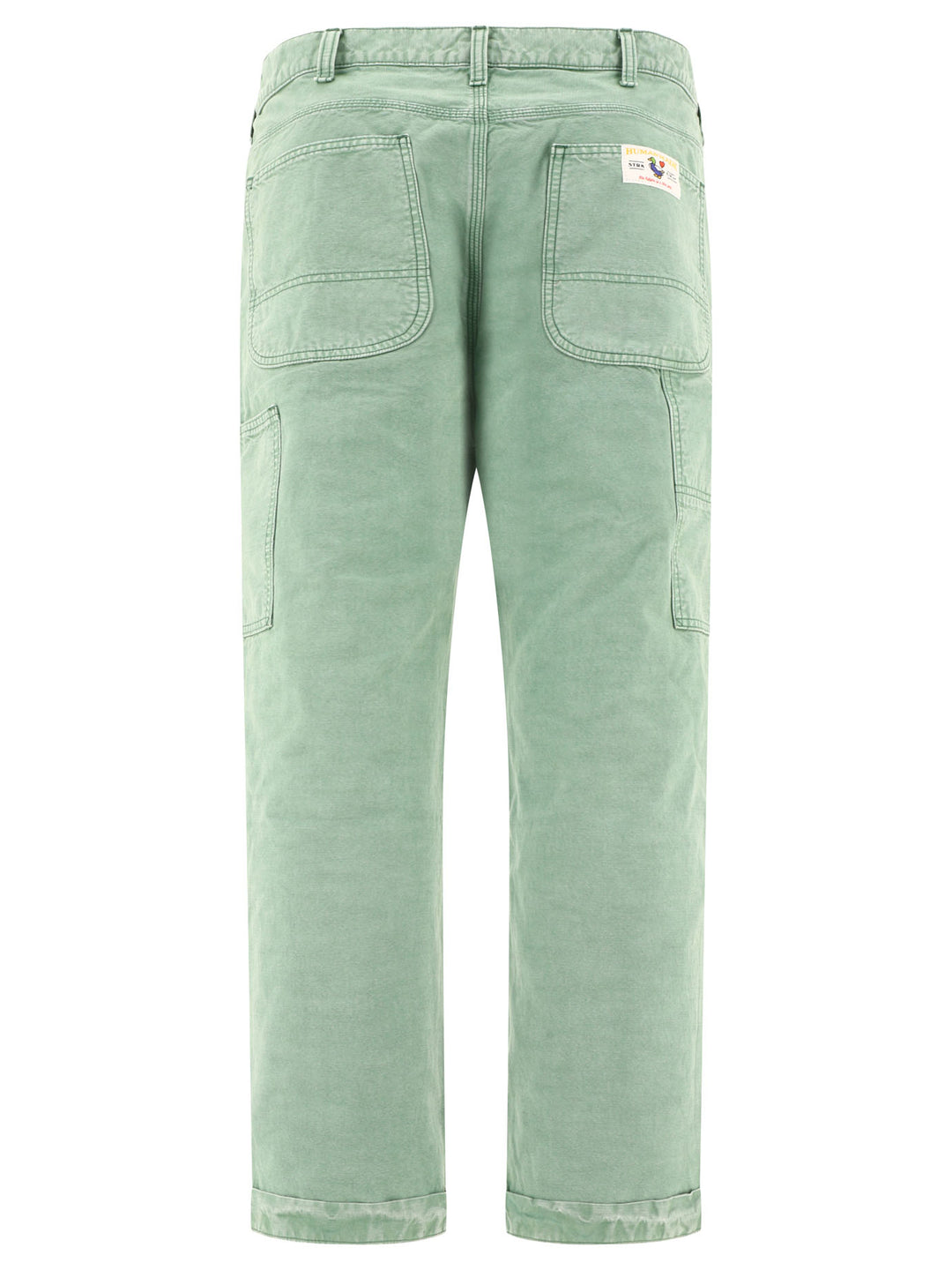 Garment Dyed Painter Trousers Green