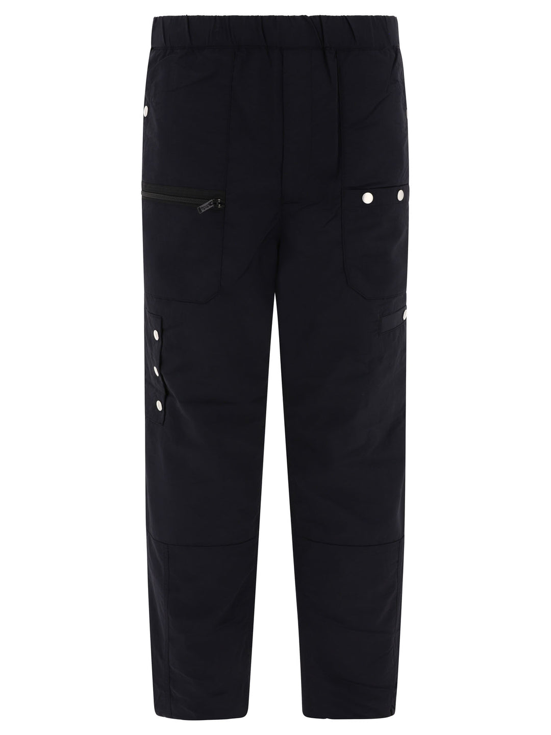 Nylon Cargo Trousers Black