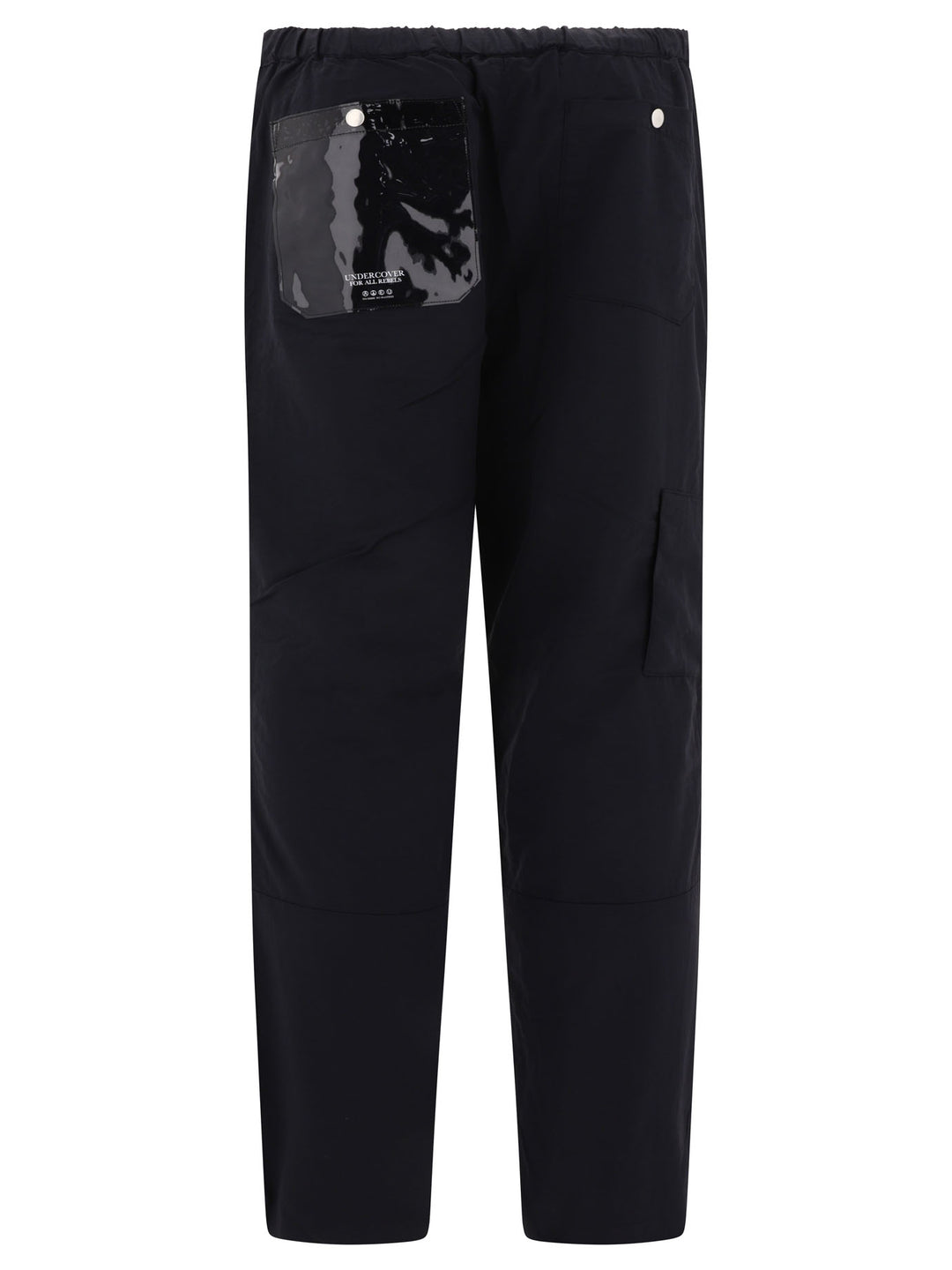 Nylon Cargo Trousers Black