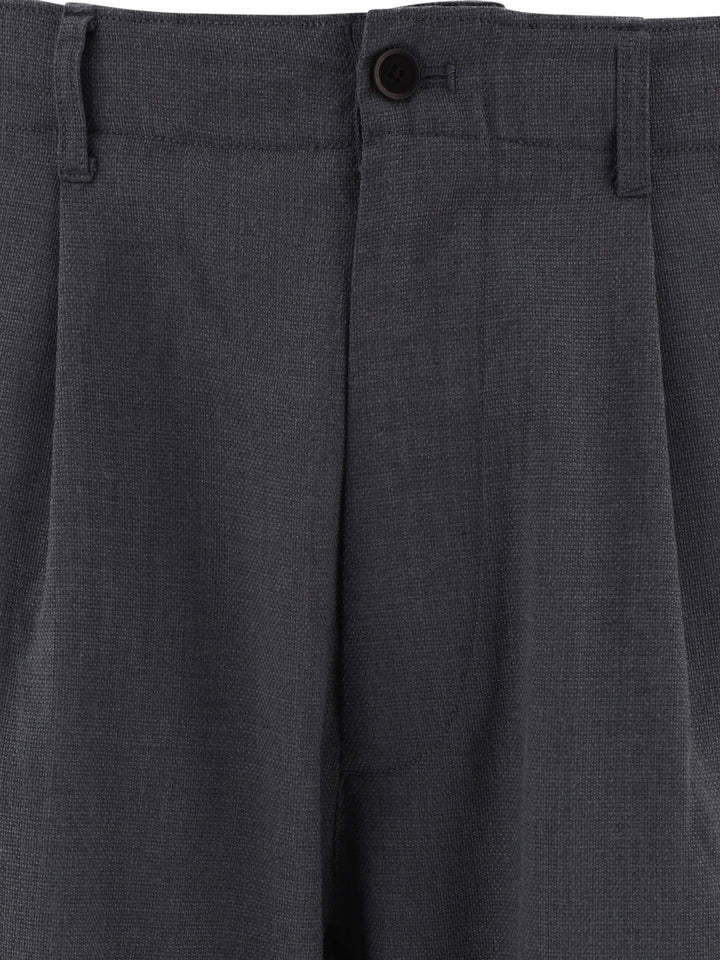 Pleated Trousers Grey