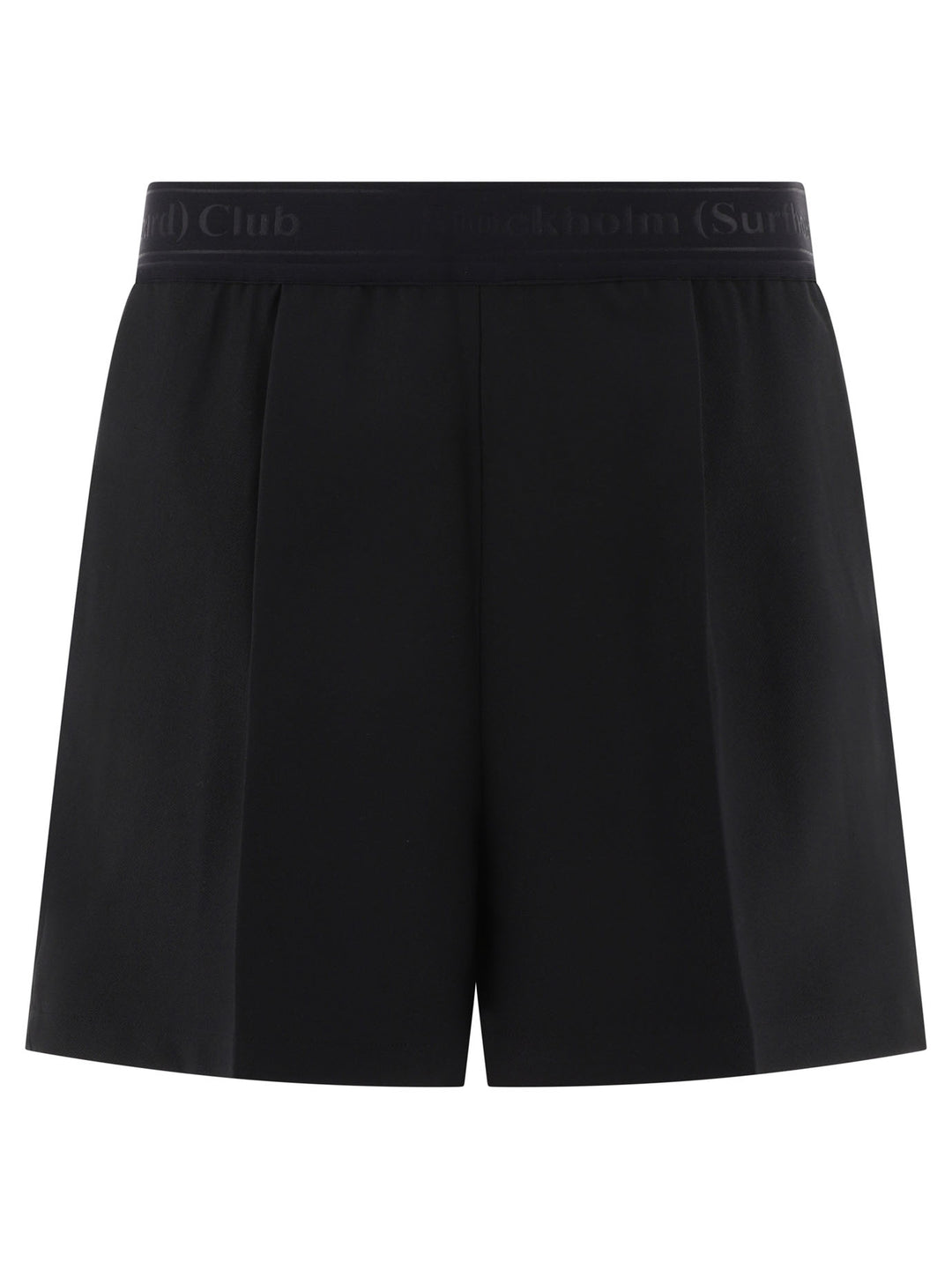 With Elasticated Waist Short Black