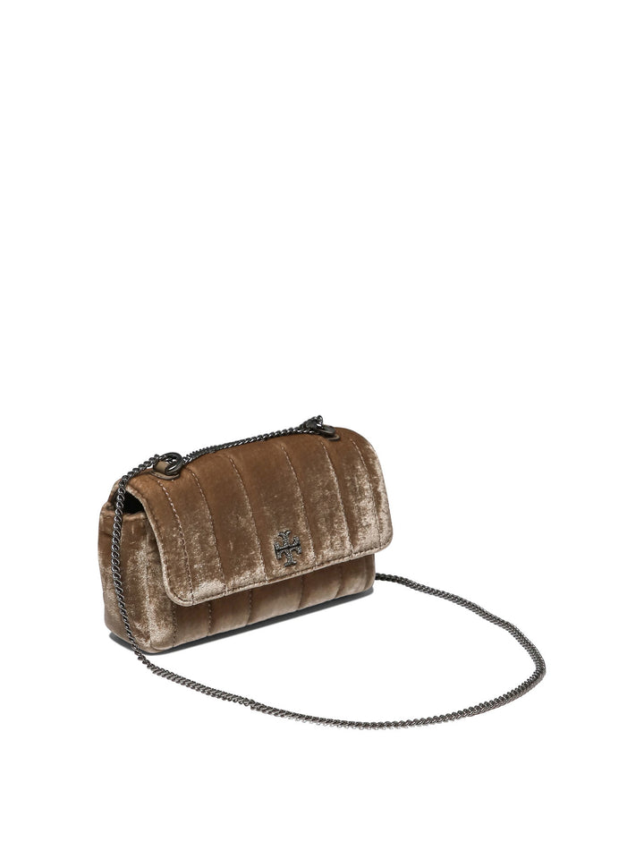 Kira Velvet Mini Crossbody Bags Brown