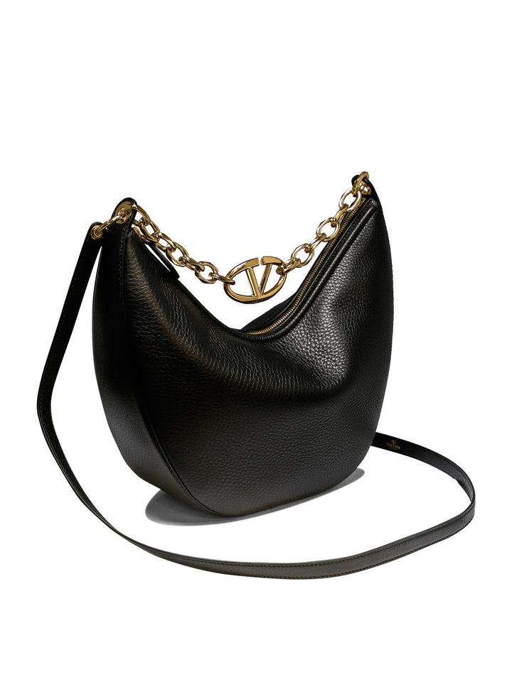 Vlogo Moon Shoulder Bags Black