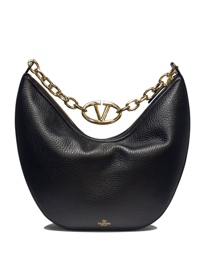 Vlogo Moon Shoulder Bags Black