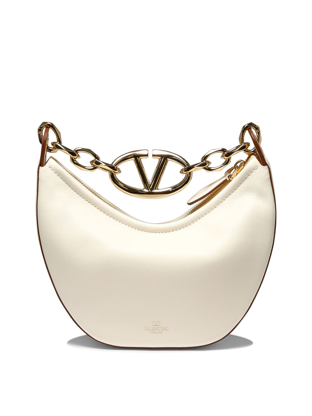 Mini Vlogo Moon Shoulder Bags White