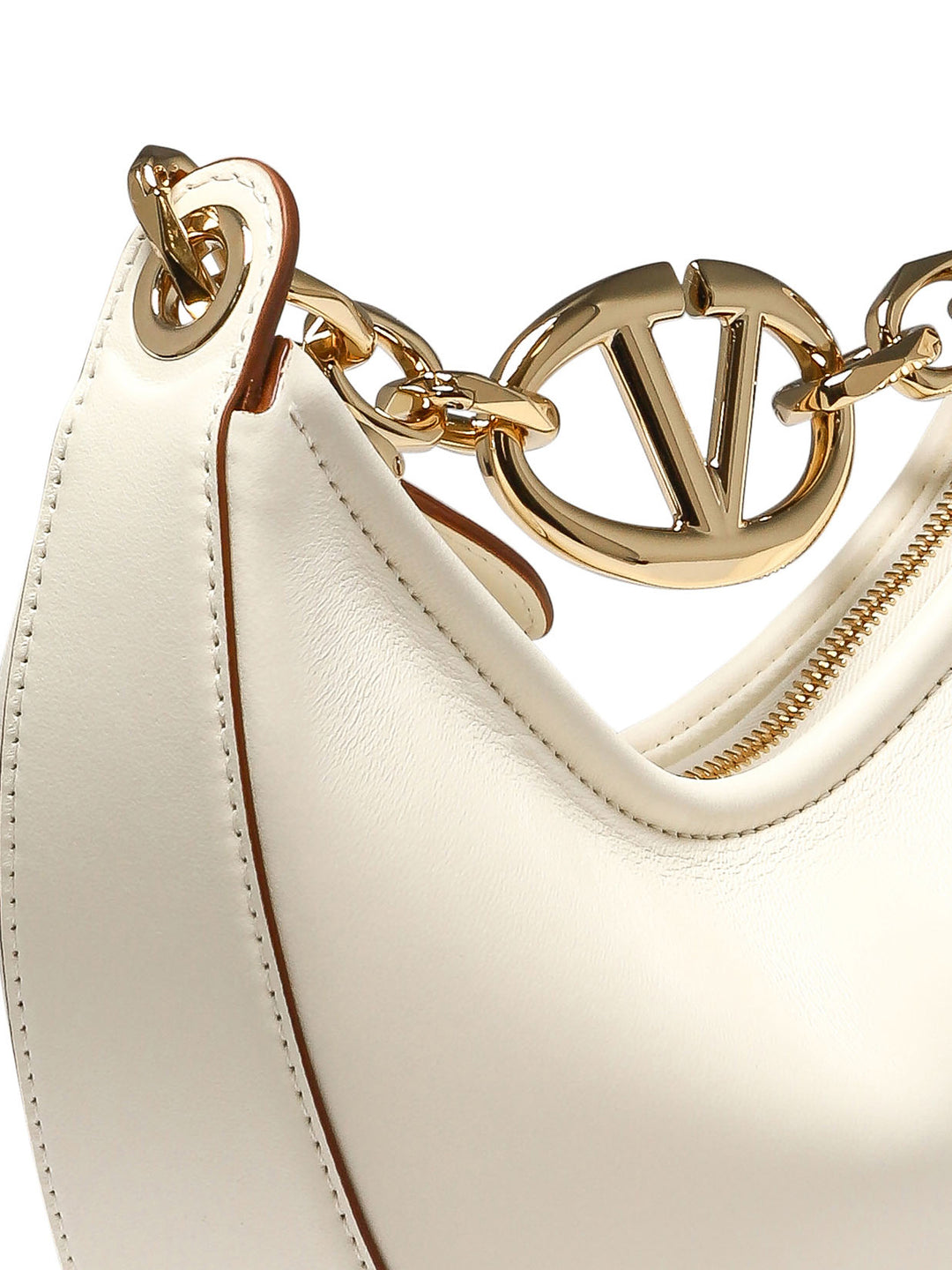 Mini Vlogo Moon Shoulder Bags White