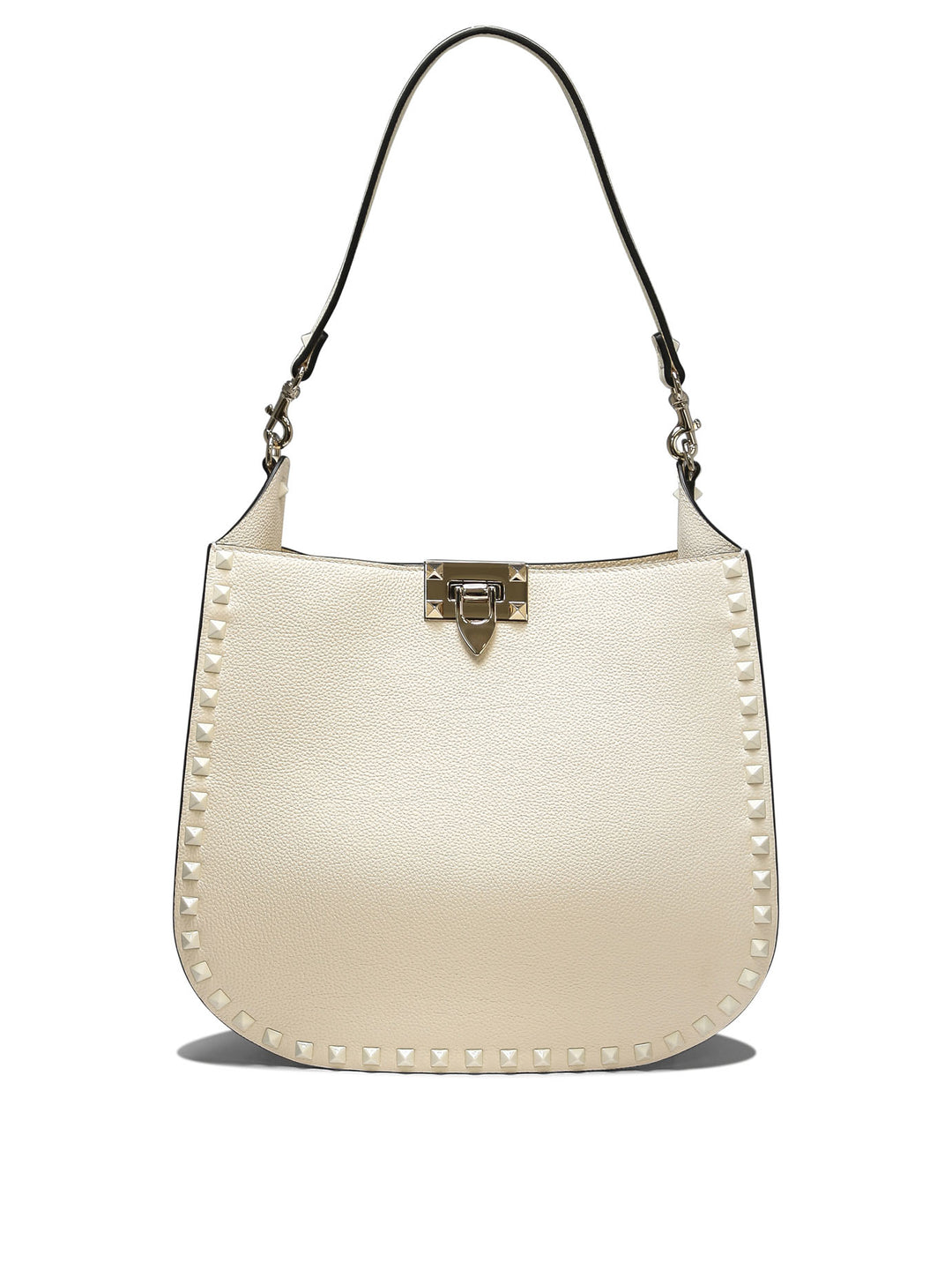 Hobo Rockstud Shoulder Bags White