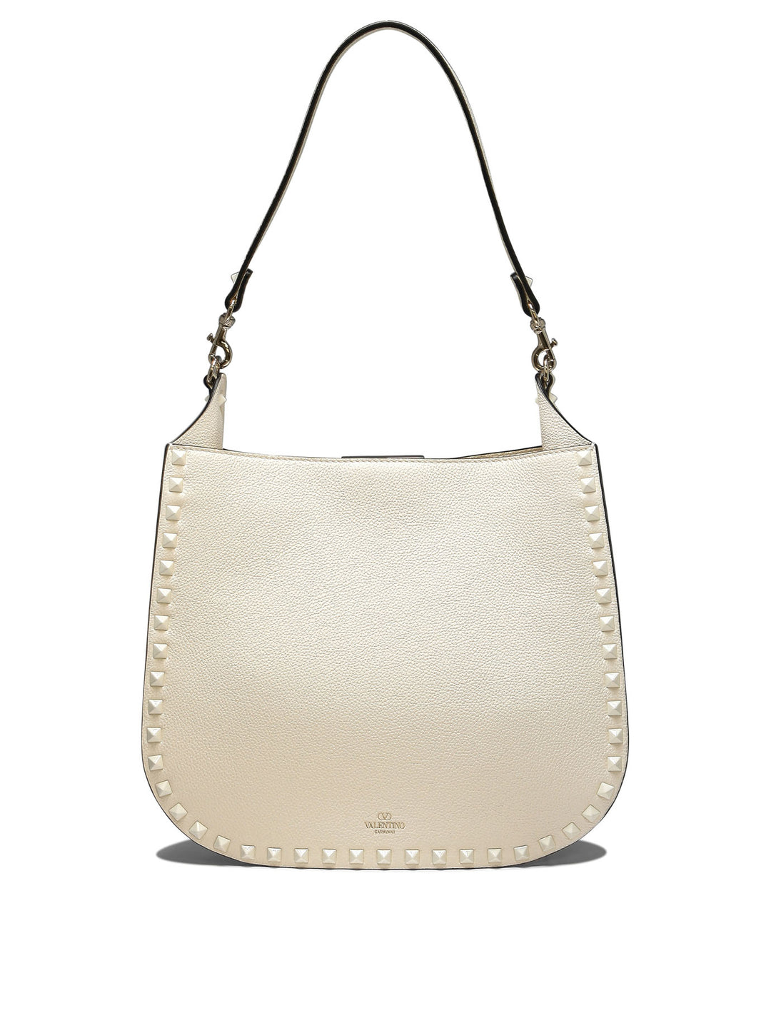 Hobo Rockstud Shoulder Bags White