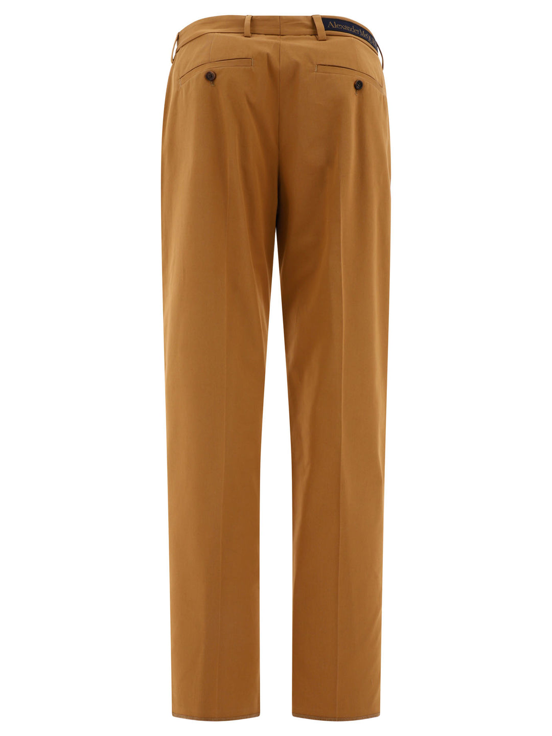 Tailored  With Back Logo Trousers Brown