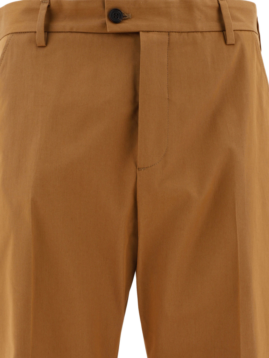 Tailored  With Back Logo Trousers Brown