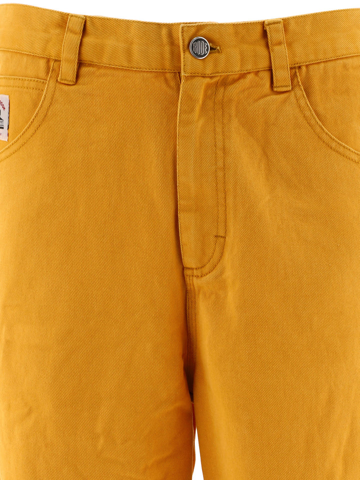 Twill Knolly Brook Trousers Yellow