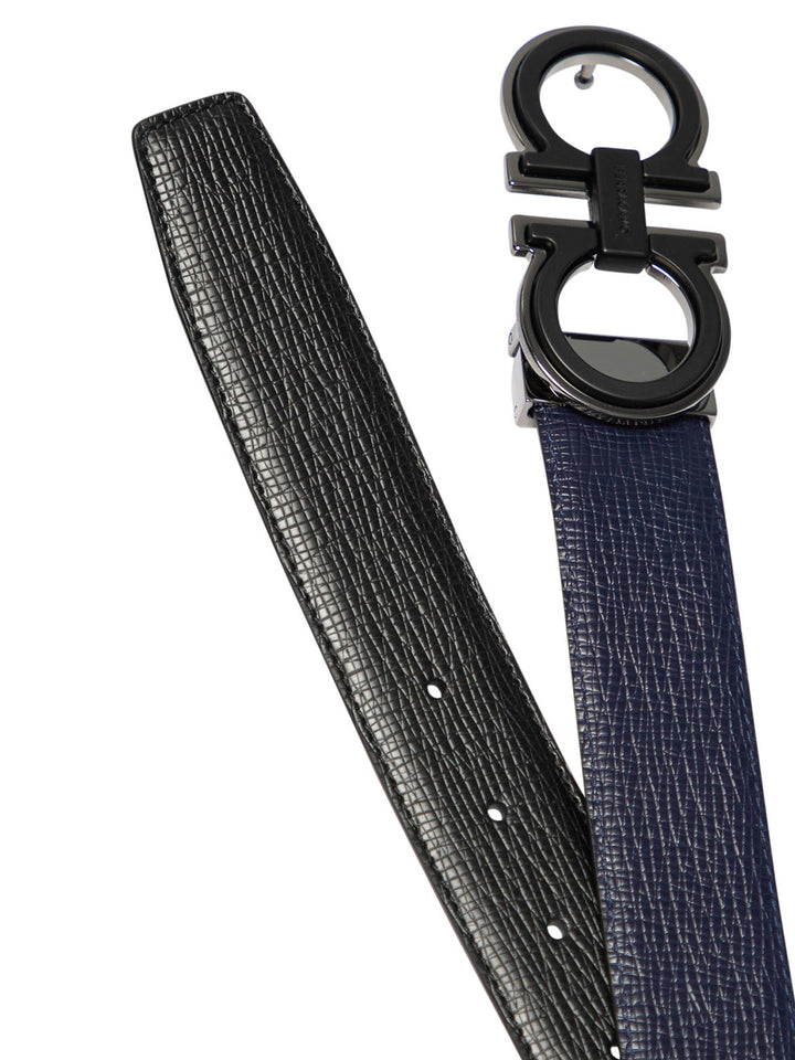 Reversible And Adjustable Gancini Belt Belts Black