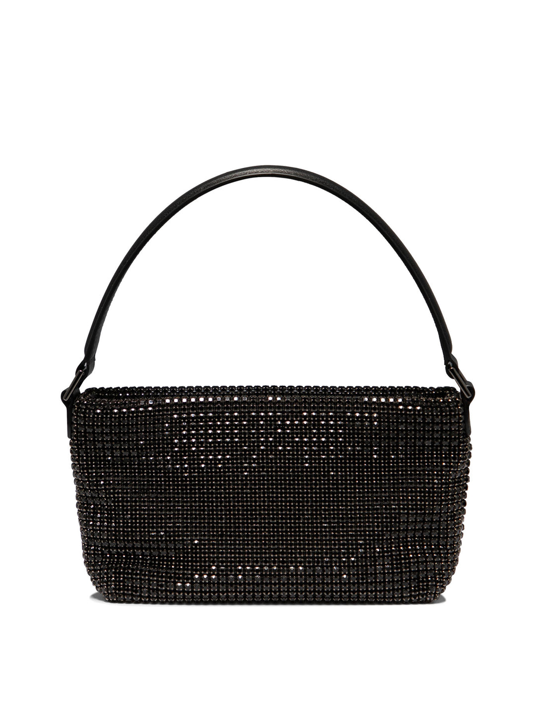 Diamantè Small Hobo Shoulder Bags Black