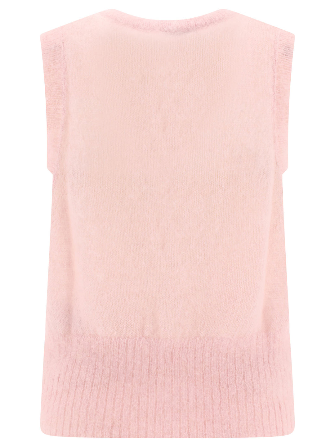 Mohair Tie String Vest Knitwear Pink