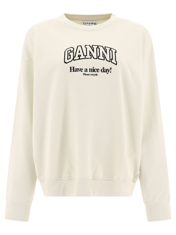 Have A Nice Day Sweatshirts Beige