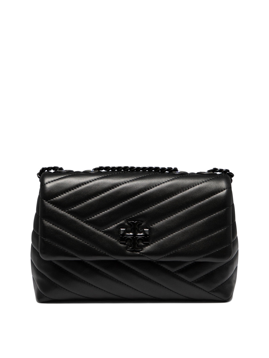 Kira Chevron Shoulder Bags Black