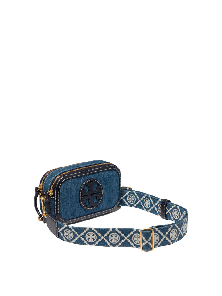 Mini Miller Denim Crossbody Bags Blue