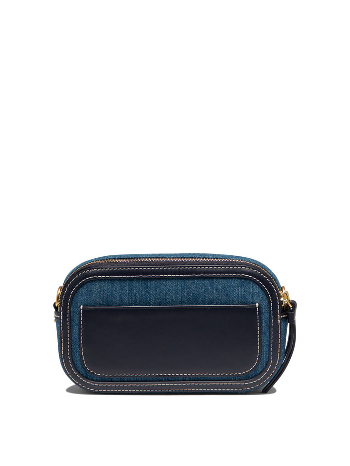 Mini Miller Denim Crossbody Bags Blue