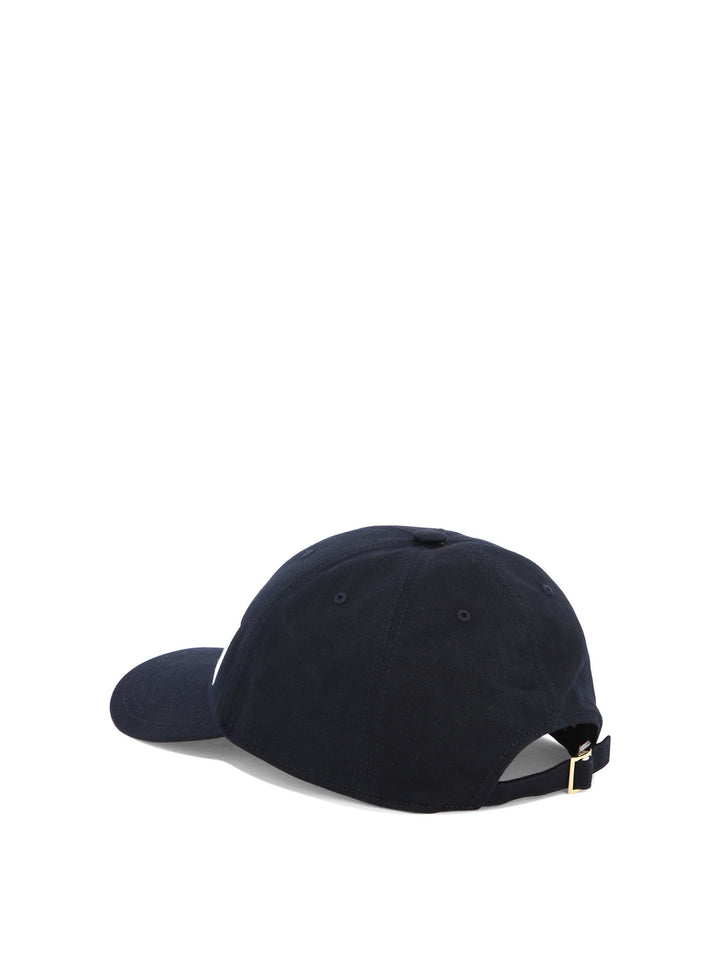 Baseball Cap With Logo Patch Hats Blue