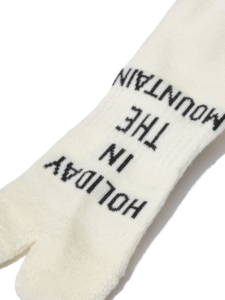 Merino Tabi Pack Socks White