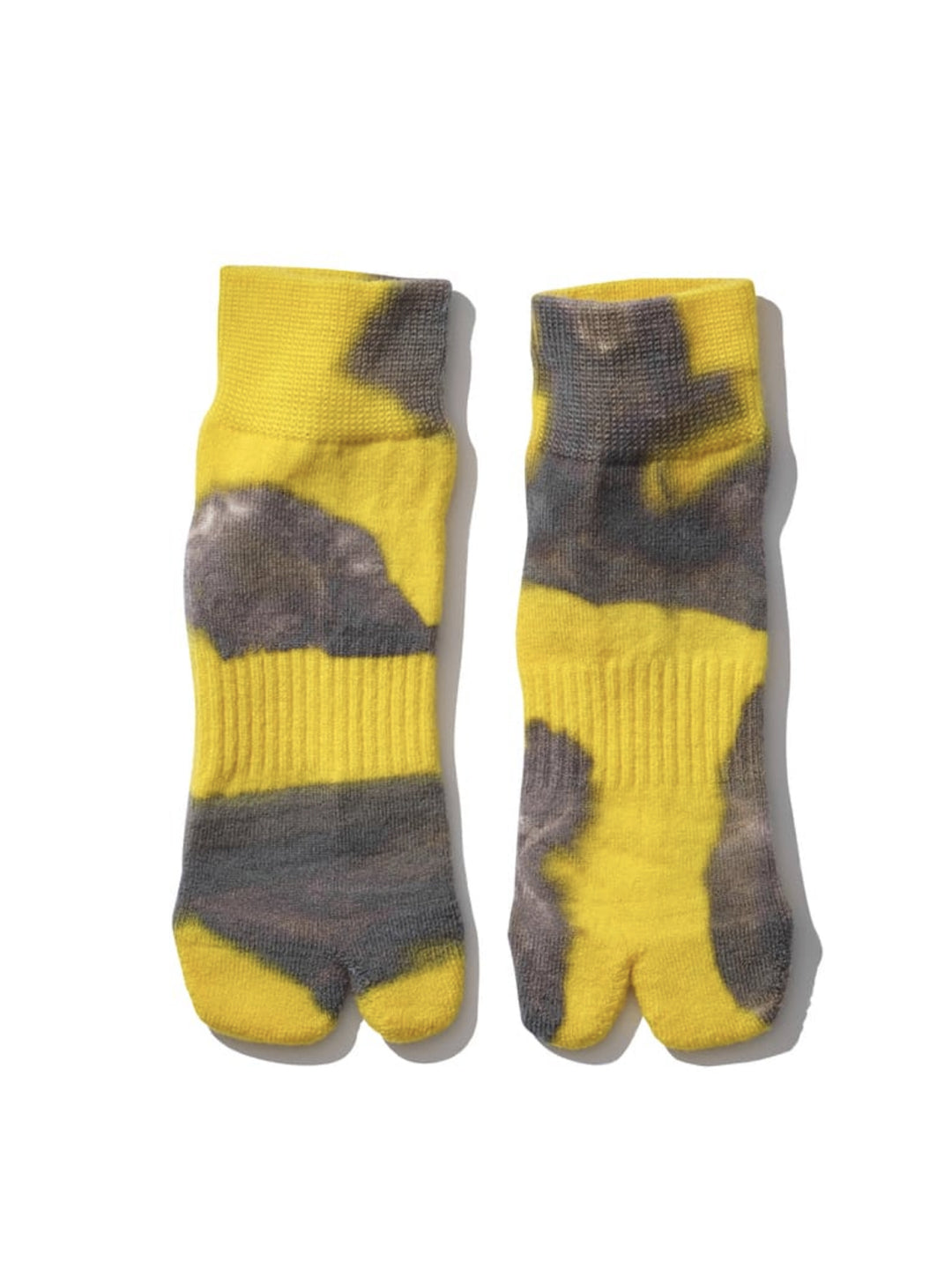 Tie Dye Tabi Socks Yellow