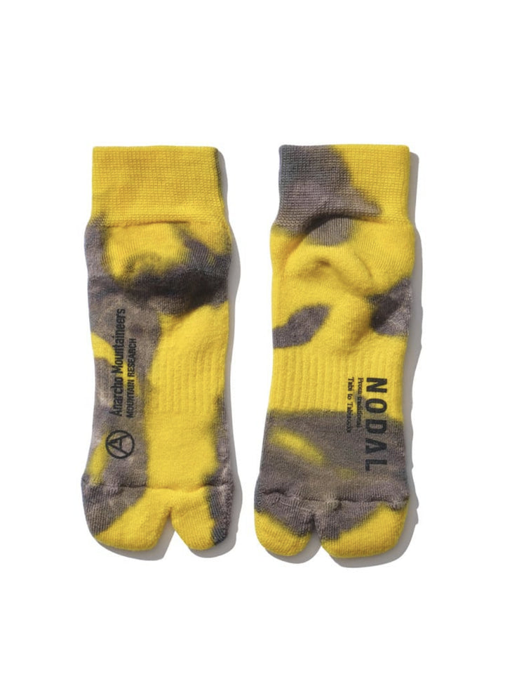 Tie Dye Tabi Socks Yellow