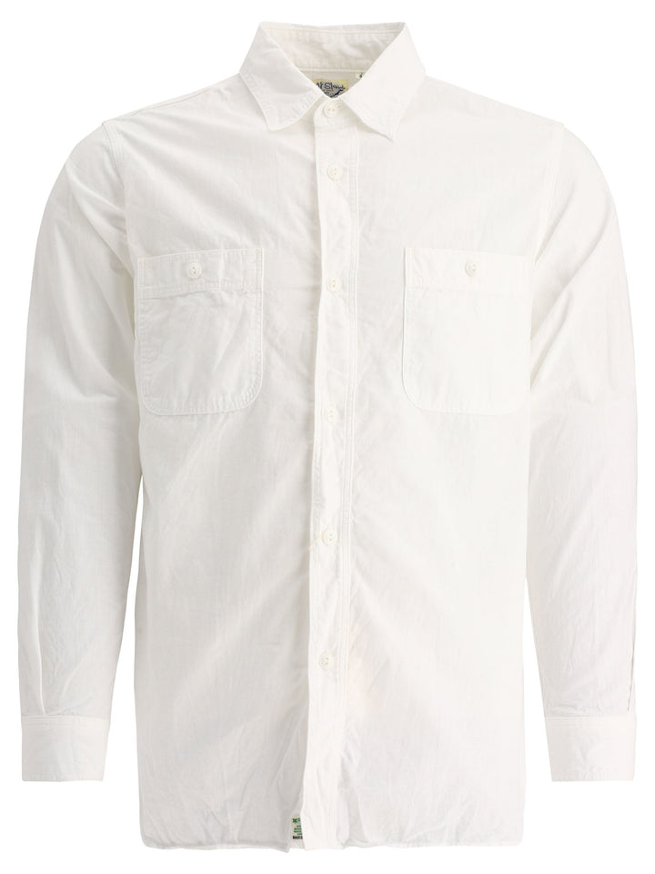 Shirt With Chest Pockets Shirts White