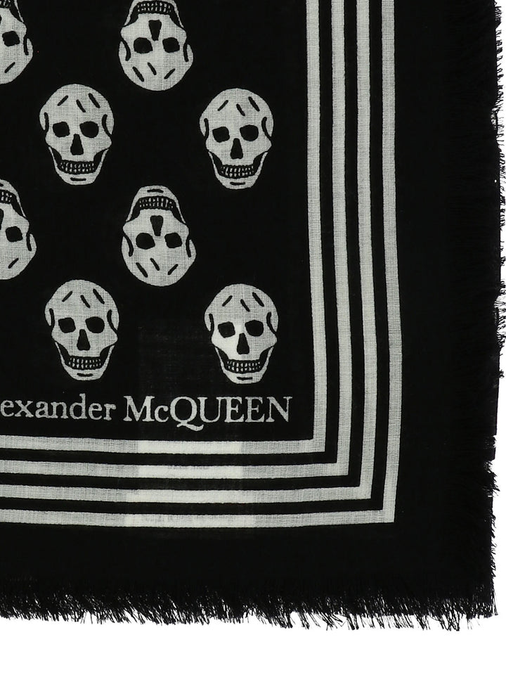 Skull Biker Scarves Black