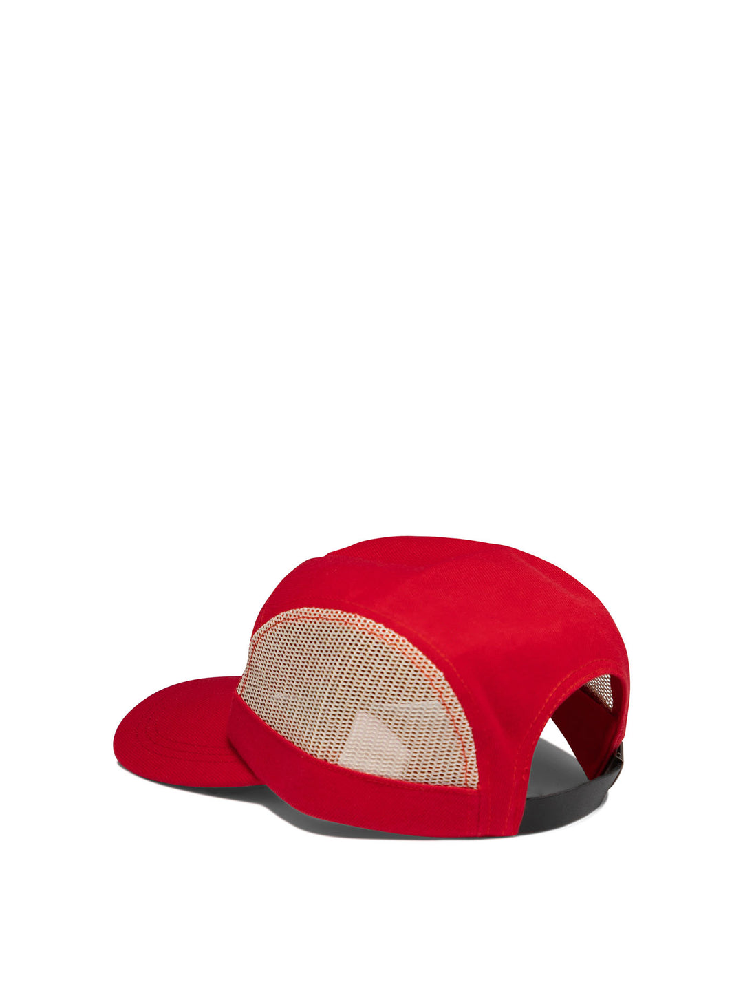 Cap With Mesh Panels Hats Red