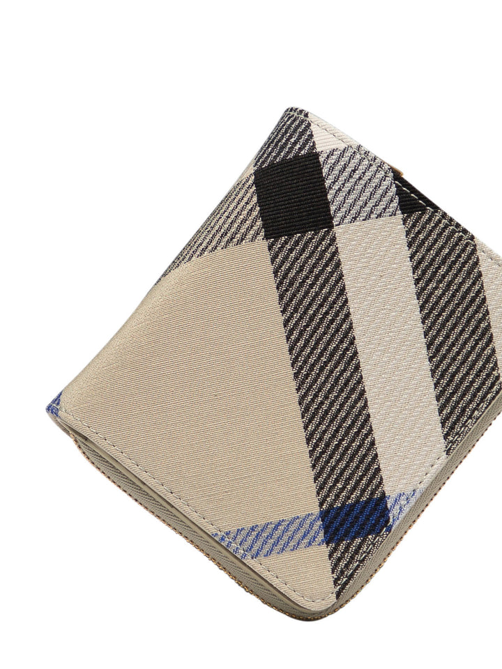 Check Wallets & Card Holders Beige