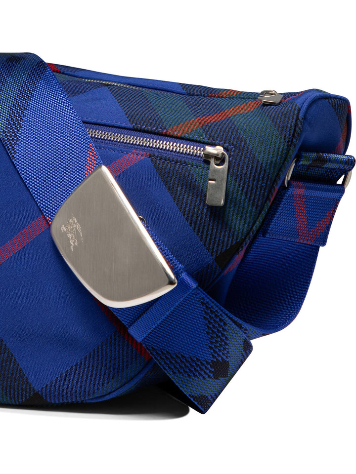 Shield Crossbody Bags Blue