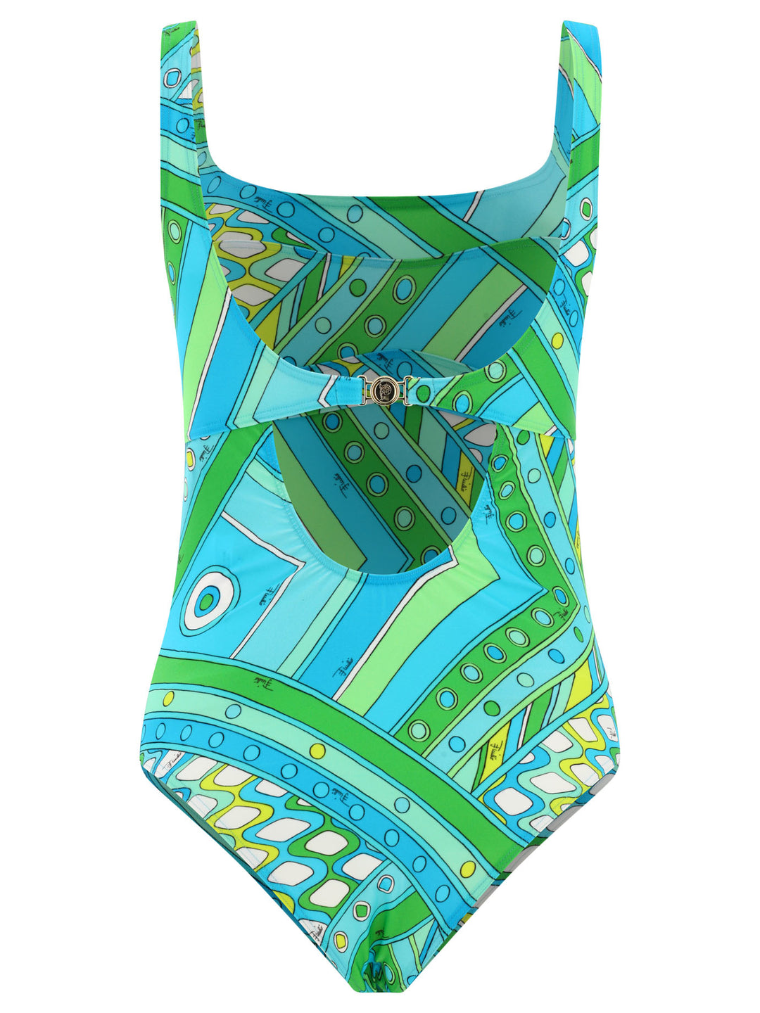 Swimsuit With Vivara-Print Costumes Light Blue