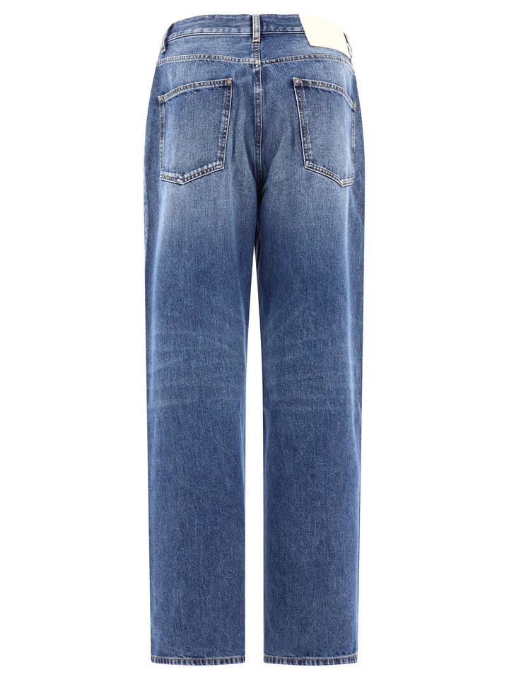 Medium Blue Denim Jeans Blue