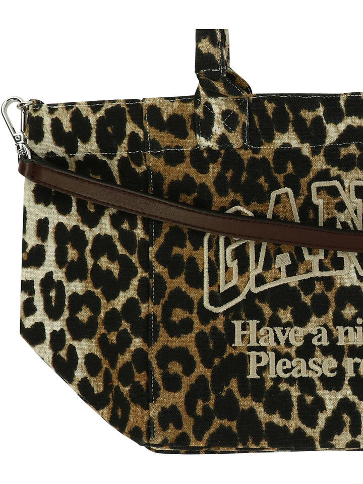 Leopard Handbags Brown