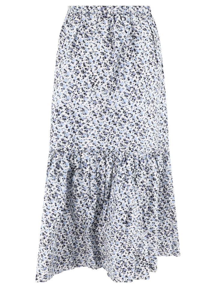 Flounced Skirt Skirts Light Blue