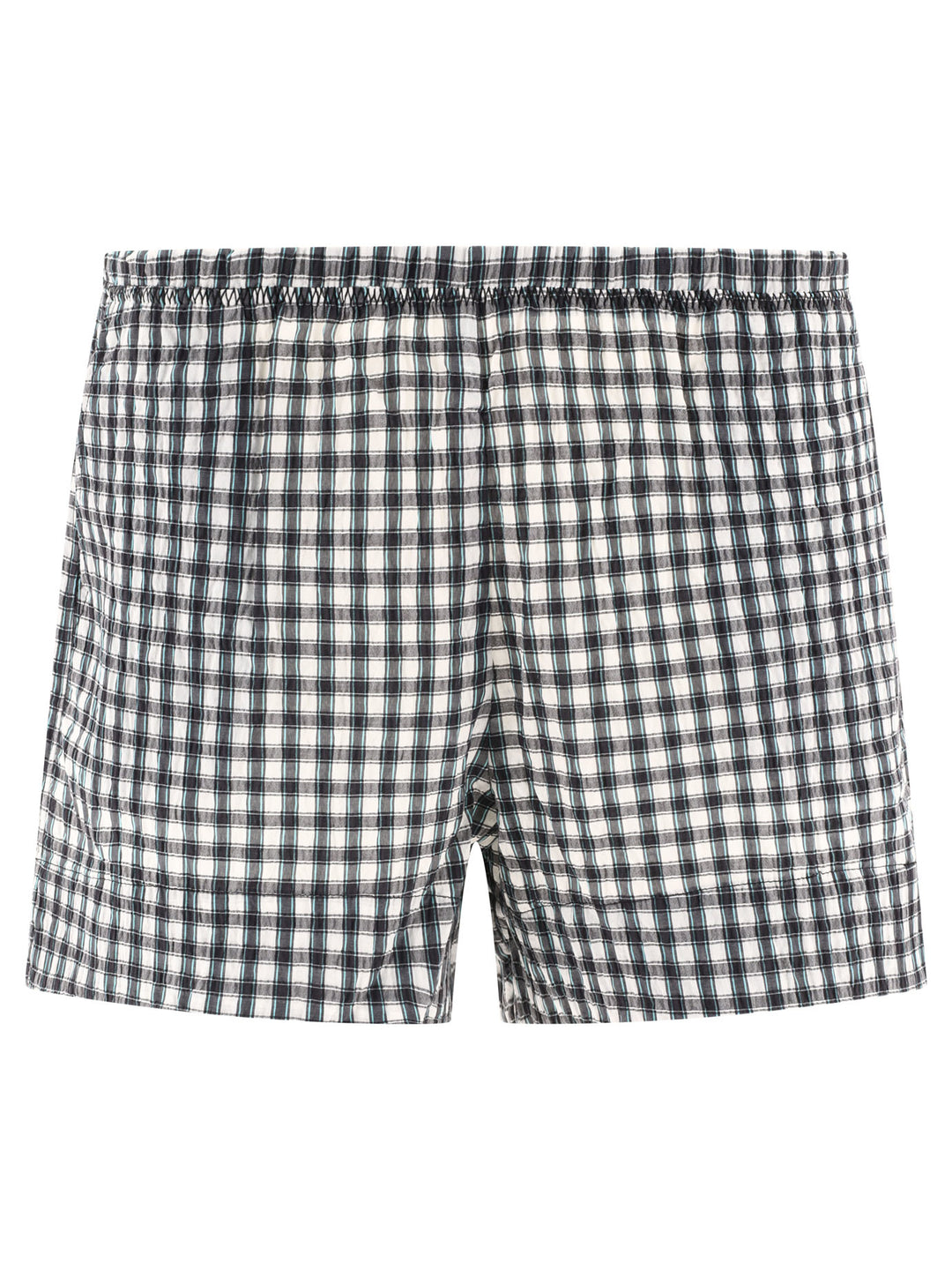 Seersucker Check Short Black