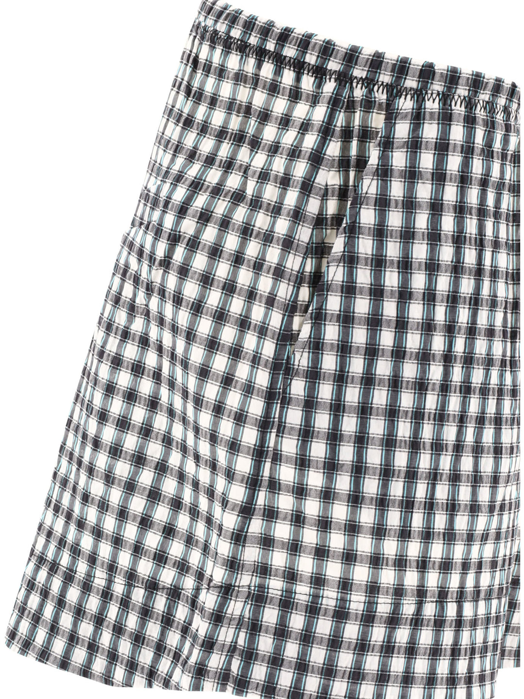 Seersucker Check Short Black