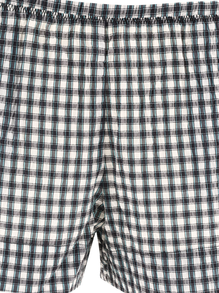 Seersucker Check Short Black