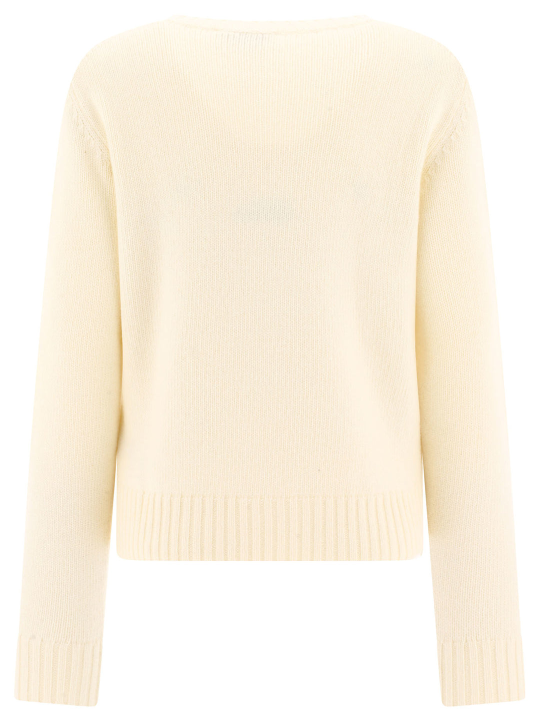 Ganni Love Knitwear White