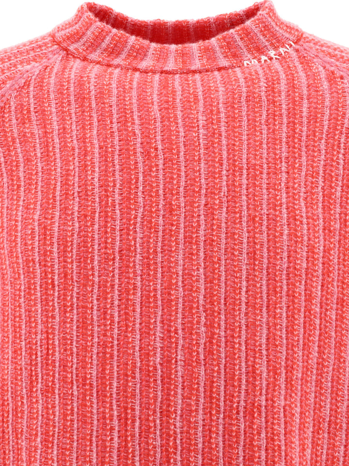 Degradé Stripes Knitwear Red