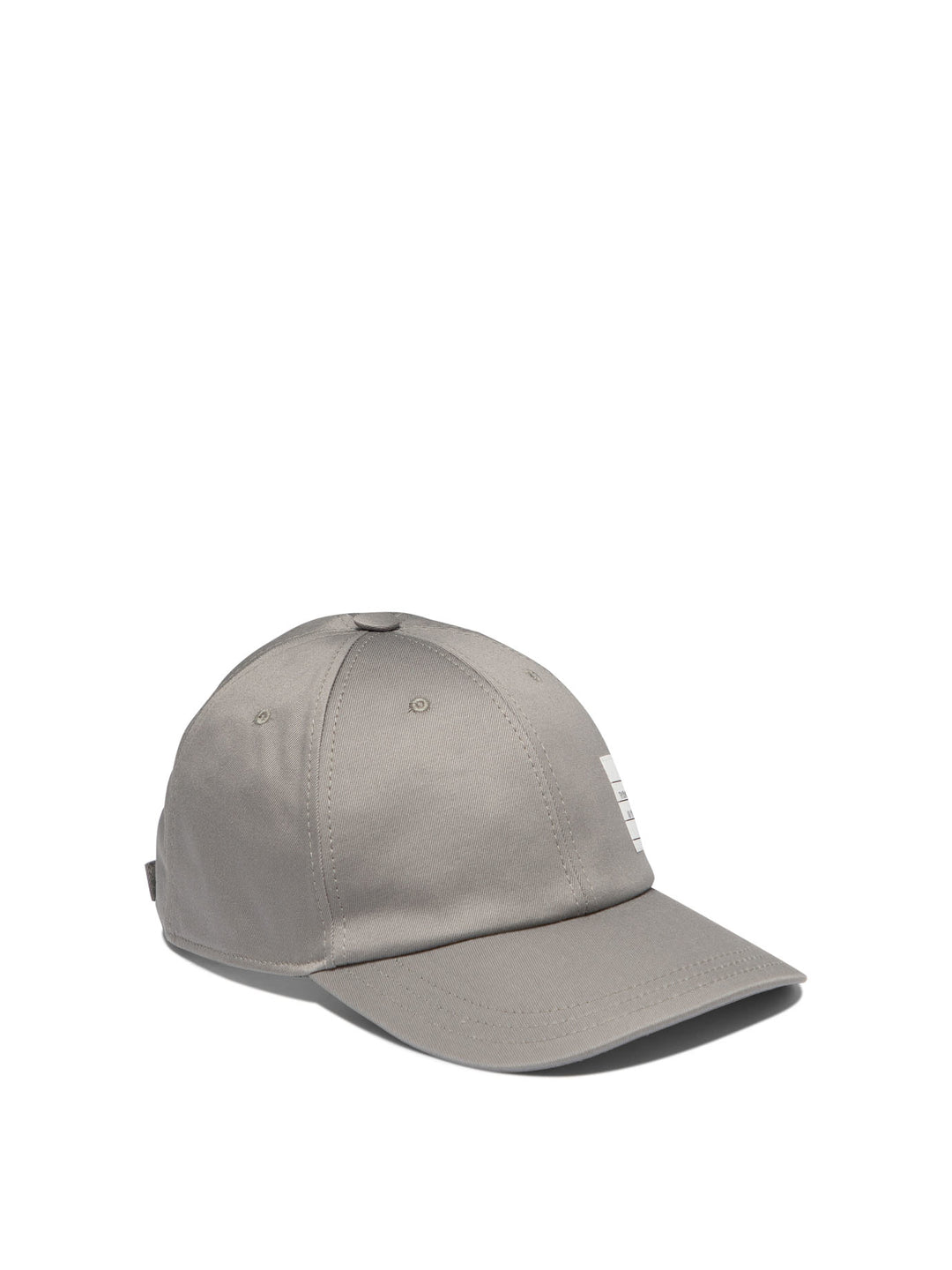 Baseball Cap With Logo Patch Hats Grey