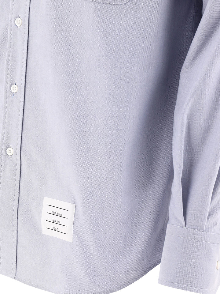 4 Bar Rose Tie Shirts Light Blue