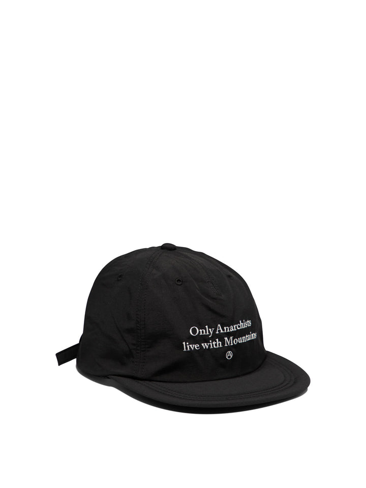 Only Anarchist Live With Mountains Hats Black