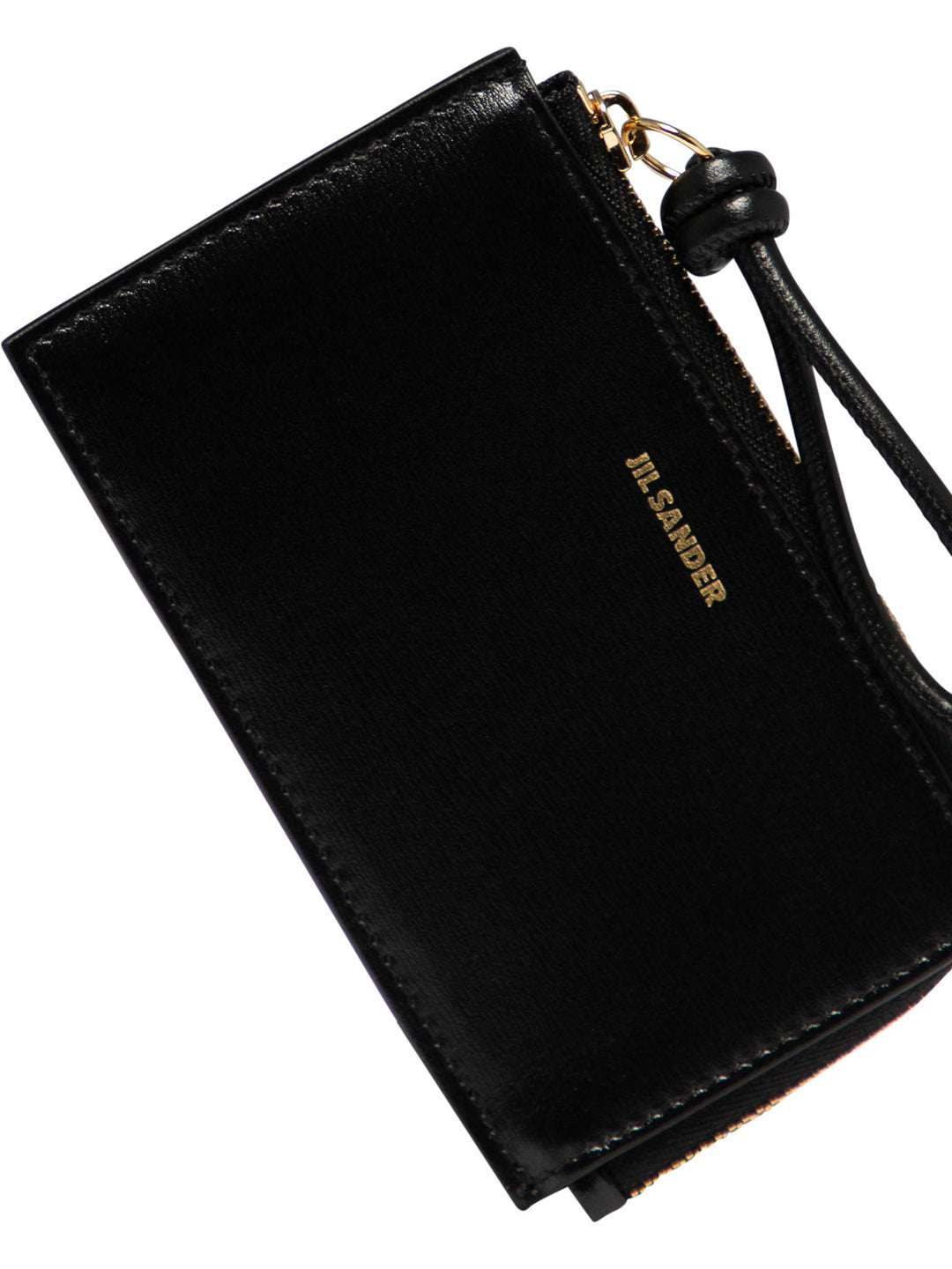 Envelope Coin Purse With Embossed Jil Sander Logo Wallets & Card Holders Black