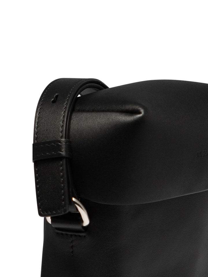 Small Lid Crossbody Bags Black