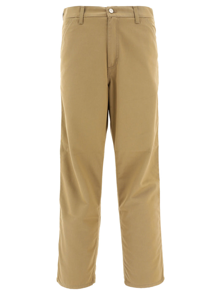 Simple Trousers Beige