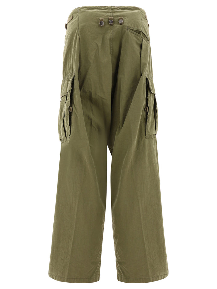 Ripstop Jumbo Trousers Green