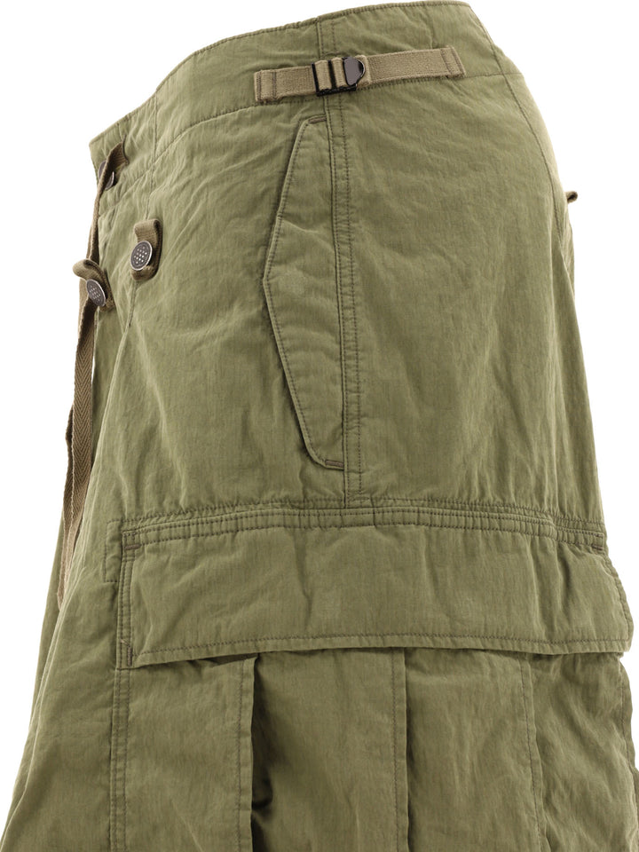 Ripstop Jumbo Trousers Green